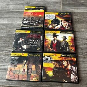 Set Graphic Audiobooks Western William W Johnstone James Axler Elmer Kelton‎ Lot